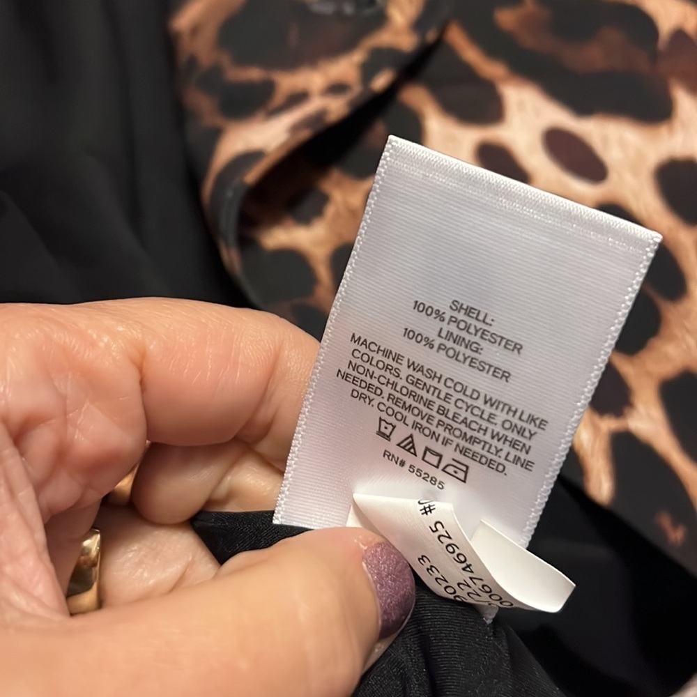 Express brand animal print fully lined blazer, new - Picture 9 of 11
